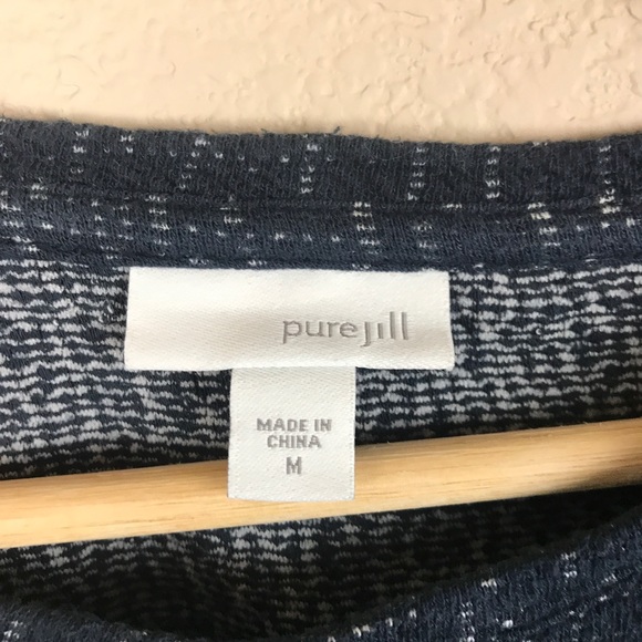 Pure Jill/J. Jill Tunic Shift Dress in Dark Blue - Picture 3 of 6